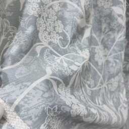 3 Colours Floral Jacquard Curtain Panel, Botanical Pattern Window Drapes, Farmhouse Polyester Curtains - thumbnail 3