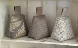 Contemporary Door Stops Jacquards & Textural Fabrics Soft Beige Silver Taupe Gold Greys