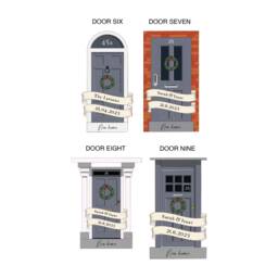 Personalised New Home Door Christmas Decoration, Custom Decor, Personalized Housewarming Gift - thumbnail 4