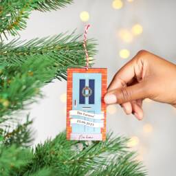 Personalised New Home Door Christmas Decoration, Custom Decor, Personalized Housewarming Gift