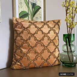 "Handmade Lattice, Trellis, Moroccan Pillow Custom 16""x16" - thumbnail 2