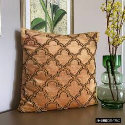 "Handmade Lattice, Trellis, Moroccan Pillow Custom 16""x16" - thumbnail 2