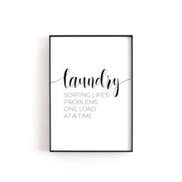 Laundry Definition - Home Print Utility Room Prints Wall Art Bathroom Quote - thumbnail 3