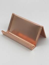 Raw Copper Business Card Holder - Yancey Designs Desk Organizer