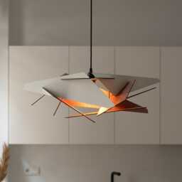 Wooden Pendant Light, Wood Lampshade, Ceiling Fixture, Modern Design, Kitchen Island, Nordic Style, Handmade Natural Oak
