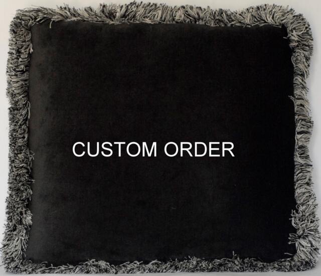 Custom Made To Order Decorative Throw Pillows in Any Color Combination Handmade Usa - image 1