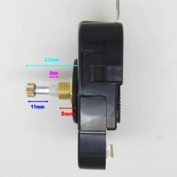 Diy Pendulum Clock Mechanism + Large Pear-Shaped Hands 17/23cm - thumbnail 3