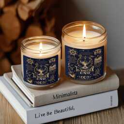 To Whatever End Candle, Acotar Bookish Kings Flame The Thirteen Book Themed Candles, Fantasy Throne Of Glass - thumbnail 2