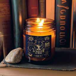To Whatever End Candle, Acotar Bookish Kings Flame The Thirteen Book Themed Candles, Fantasy Throne Of Glass - thumbnail 4