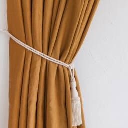 Curtain Tie Back, Tassel Tiebacks, Luxurious Ivory Tie-Back With Tassels, Boho Style Tieback, Cream Holdbacks Macrame - thumbnail 3