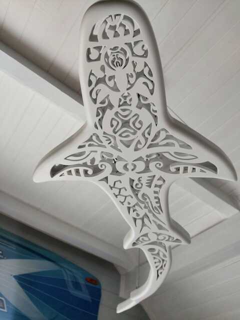 Handcrafted Shark Led Ceiling Light - 50 - image 1