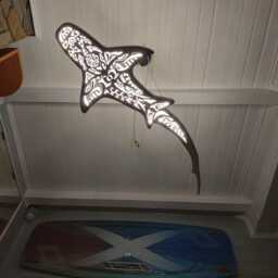Handcrafted Shark Led Ceiling Light - 50 - thumbnail 2