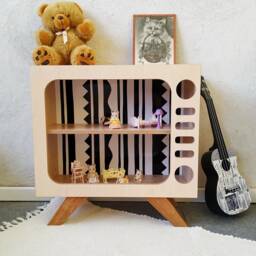Luu Tv Box - Shelf, Bookshelf, Storage & Dollhouse For Kids, Home Cats - thumbnail 3