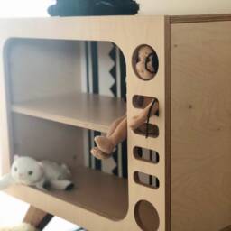 Luu Tv Box - Shelf, Bookshelf, Storage & Dollhouse For Kids, Home Cats - thumbnail 4