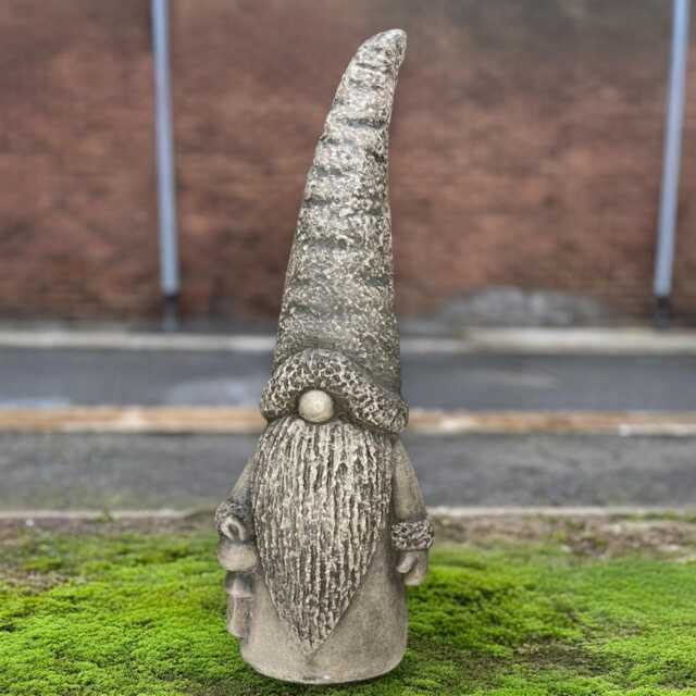 Nordic Gnome Sculpture Concrete Folk Figurine Scandinavian Statue Stone Ornament Outdoor Garden Decor Handmade Lover Gift - image 1