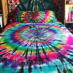 Rainbow Tie Dye Bedding Set - Ultra Soft Cotton Sheets