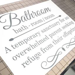Bathroom Wall Decor, Decal, Sticker, Decal For Bathroom, Art - thumbnail 2