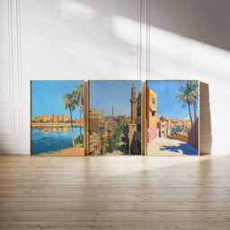 Set Of 3 Egypt Posters, Egyptian Prints, Wall Art, Travel Posters Set, Decor, Art Africa Gift Idea - thumbnail 2