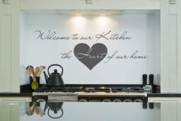 Kitchen Wall Decal Welcome To Our The Heart Of The Home Sticker