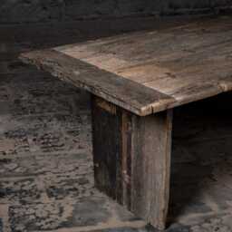 Reclaimed Wood Dining Table Rustic Farmhouse Kitchen Table - thumbnail 3