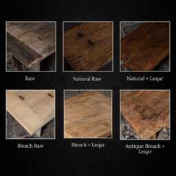 Reclaimed Wood Dining Table Rustic Farmhouse Kitchen Table - thumbnail 4