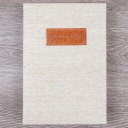 Linen Address Book A5 & A6.5 Size Contacts - thumbnail 3