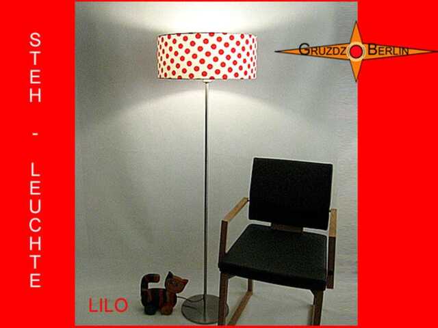 Floor Lamp With Dots Lilo Floor Polka Red White - image 1