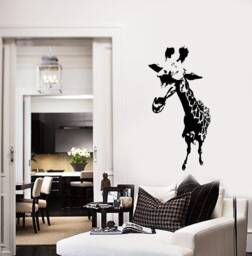 Giraffe Vinyl Wall Decal Animal Tribal Decor Home Room Art Stickers Mural - #2793Di - thumbnail 1