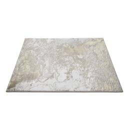 New Modern Beige Gold Splash Design Rug Colourful Silky Soft Good Quality Floor Area Mats UK - thumbnail 4