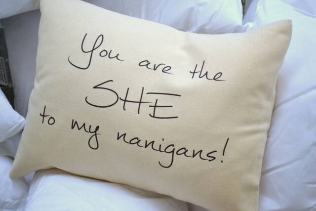 Shenanigans Pillow, Girls Weekend Gift, Womens Pillow, Best Friend Mother's Day Gift For Her - image 1