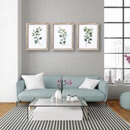 Botanical Print, Eucalyptus Wall Art, Leaf Room Decor, Home Office, Lounge Prints - thumbnail 4