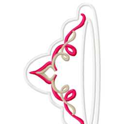 Ith Towel Topper Set With Monogram Frame & Font - 5x7 Machine Embroidery Designs Lined In-The-Hoop Project - thumbnail 4