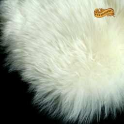 Black Faux Fur Sheepskin Rug - Plush Shag Accent Throw - thumbnail 3