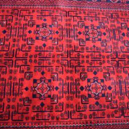 6x8 Afghan Bokhara Rug Handmade Wool Turkmen Carpet - thumbnail 3