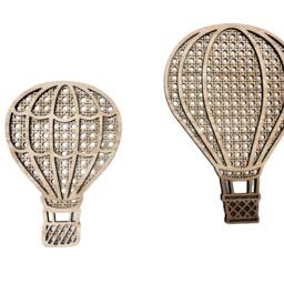 Hot Air Ballon Wall Art - Nursery Bedroom Wall - thumbnail 2