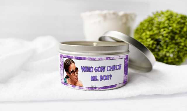 The Real Housewives Of Atlanta Who Gon' Check Me Boo? Candle Sheree Whitfield 8Oz 16Oz Rhoa - image 1