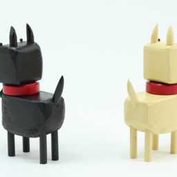 Scottie Dog With Holly Christmas Collar - Scottish Terrier Wood Figurine Wheaten Pet Portrait Folk Art - thumbnail 3