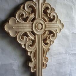 Wooden Cross Crucifix Orthodox Openwork Woodcarving Home D??cor Wall Hanging Religious Wood Art Woodworking Woodcraft Handmade Made To Order - thumbnail 2