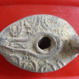 Thy Word Is A Lamp To My Feet, & Light Path, H.m Pottery, Holy Land Authentic Oil Lamp, Israel, Jesus Land, Oil Wicks, Oillamps - thumbnail 2