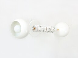 White Howlite & Brass Bohemian Double Sconce Light Vanity Fixture Bathroom Wall Lights Kitchen Foyer - thumbnail 1