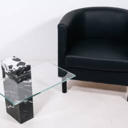 Coffee Table Marble Black Marquinia - Side In - thumbnail 3