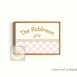 Set Of Personalised Positive Affirmation Sisters Gallery Wall Prints For A Shared Playroom, Bedroom Or Nursery - Unframed - thumbnail 3