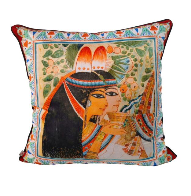 Decorative Pillows, Cushion Cover, Silk Pillowcase, Throw Pillow, Egyptian - image 1