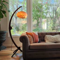 Floor Lamp - Mid-Century Modern Handmade Lighting Unique Design - thumbnail 2