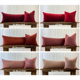 Extra Long Lumbar Pillow Cover, Copper Bronze Velvet Throw Pillow, All Custom Size, Decorative - Only Cover 20x54, 14x36 - thumbnail 4