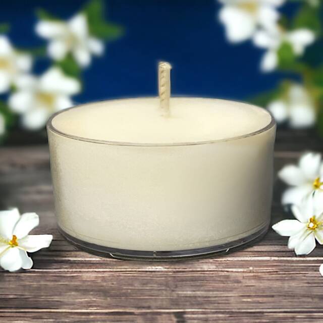 Jasmine Scented Soy Candles Tealight Rustic Farmhouse Home Decor - image 1