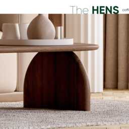 Modern Coffee Table - Scandi Oak Coffee Table Unique Original Wooden Living Room - thumbnail 2