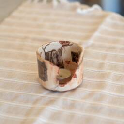 Rustic House Candleholder - Authentic Tealight Holder For Cozy Home Decor Wrecks Ruin House, Halloween Gift Idea - thumbnail 3