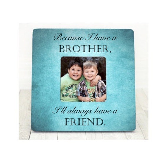 Personalized Picture Frame Brother, Sister, Friend Gift Siblings, New Baby Gift - image 1