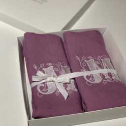 Monogrammed Linen Pillowcase Stonewashed Organic Bedding - thumbnail 4